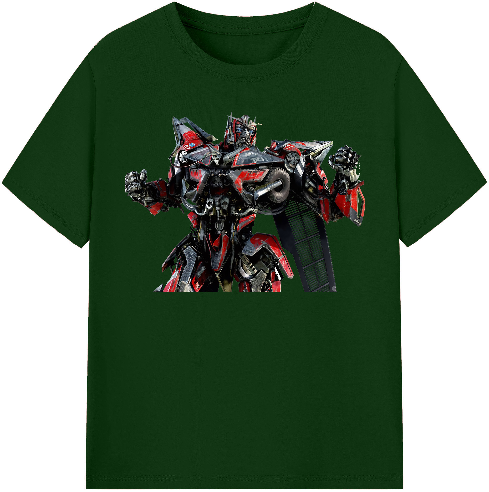 （画像用） Transformers トランスフォーマー 綿100％半袖Tシャツ（フロントプリント）